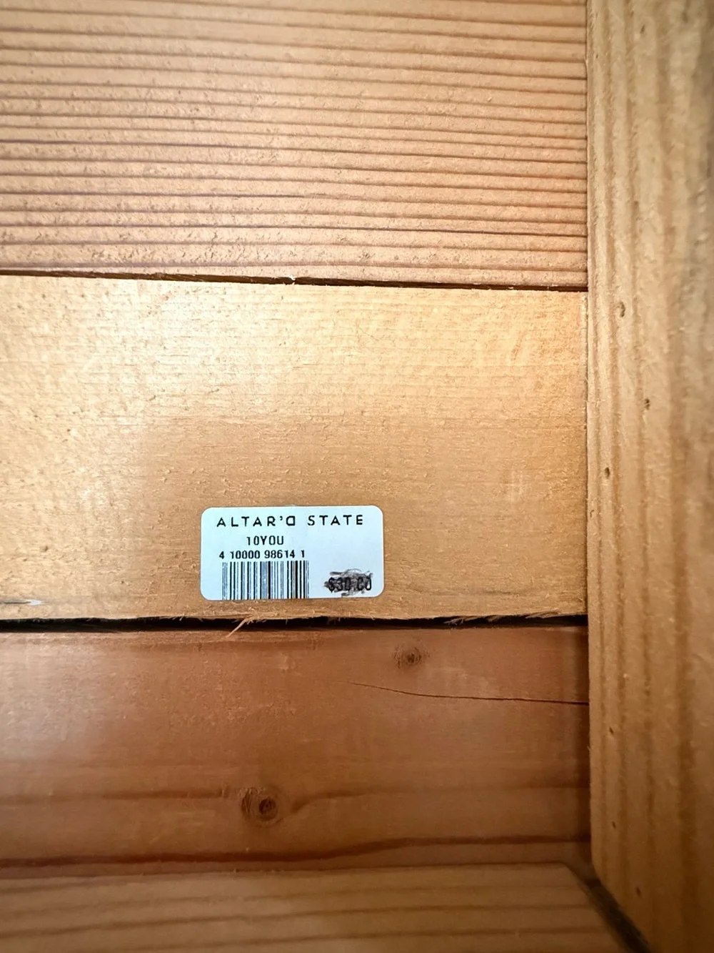 You is KIND. Rustic White Inspirational Wood Sign
